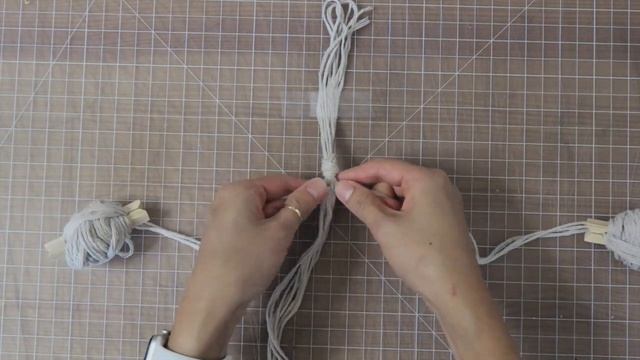 DIY Decor Simple Inexpensive Hanging Macrame Boho Shelf