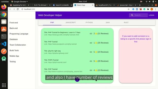 Ahmad Ghadban "Web Developer Helper" Final Project смотреть онлайн