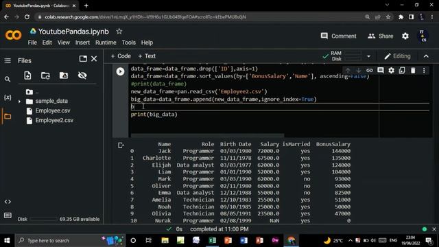 Handle Missing NaN Values Python Pandas Dataframe смотреть онлайн