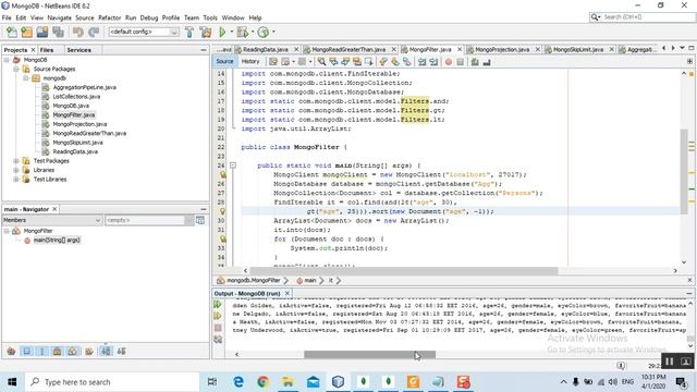 04 MongoDB Java Tutorial смотреть онлайн