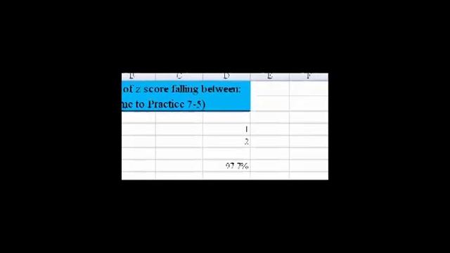 Probability of z-score falling between a range, using Excel смотреть онлайн