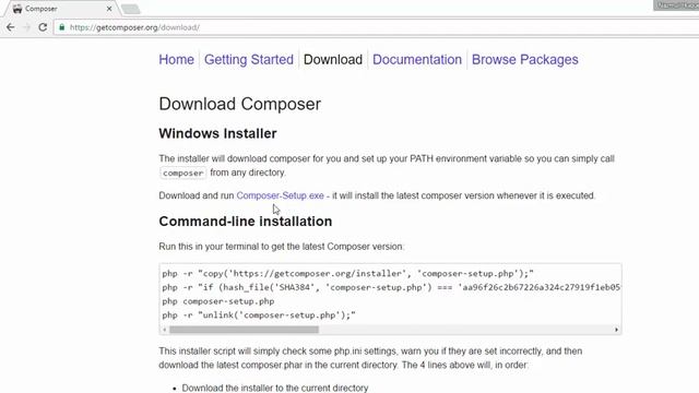 How to Download and Install Composer (Bangla tutorial ) смотреть онлайн