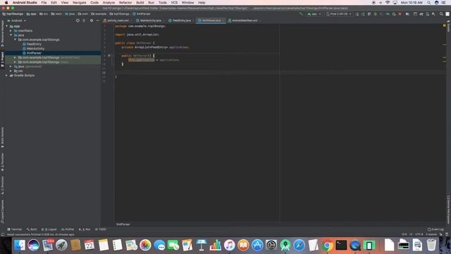 Android studio tutorial for beginners| XML application using XML pull parser | Android App using XM смотреть онлайн