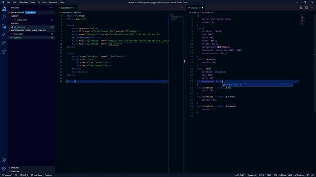 Background Toggle with clip path only HTML and CSS смотреть онлайн