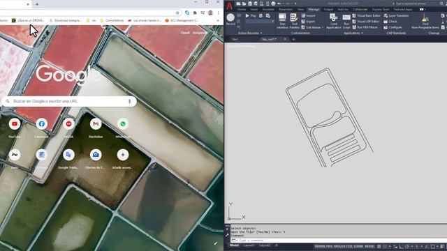 Exportar AutoCAD a Google Earth / Exportar google Earth a Autocad смотреть онлайн