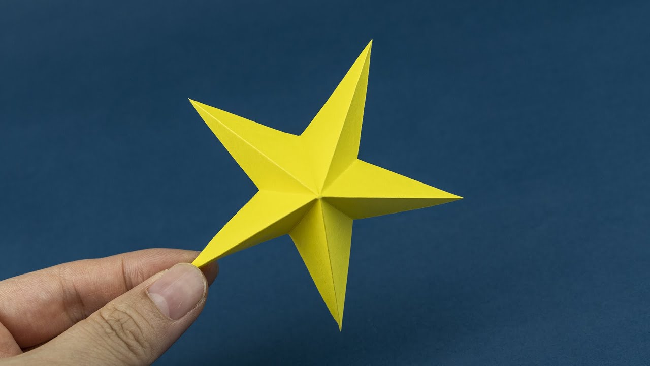 Как сделать звезду из бумаги - Простая бумажная звезда на Рождество смотреть онлайн