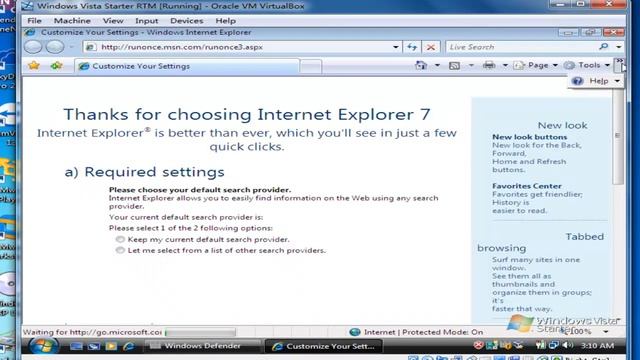 Windows Vista Starter RTM in Oracle VM VirtualBox! смотреть онлайн