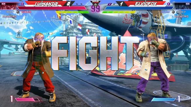 SF6 - LuimanDR (Ken/Yuri) vs ElvioFox (Ken) - Street Fighter 6 смотреть онлайн