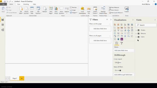Building Dashboard in PowerBI Desktop смотреть онлайн