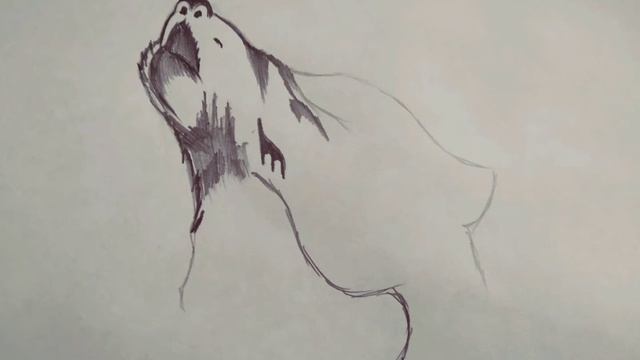 КАК НАРИСОВАТЬ ВОЛКА! ( ПОЭТАПНО) смотреть онлайн