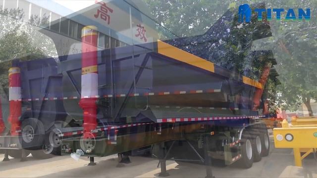 What is a Semi Tipper Trailer? - Different types of tipping dump truck trailer смотреть онлайн