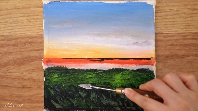 How to paint Sunflower Field ? | Step by step Acrylic Painting #168 смотреть онлайн