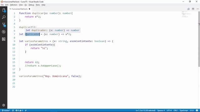 Funciones flecha y anónimas | Funciones | Programando en TypeScript смотреть онлайн