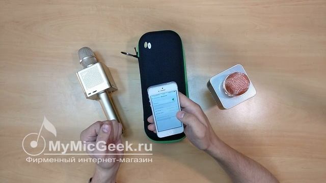 MICGEEK Q10S Подробный видео обзор беспроводного караоке микрофона с встроенными колонками смотреть онлайн