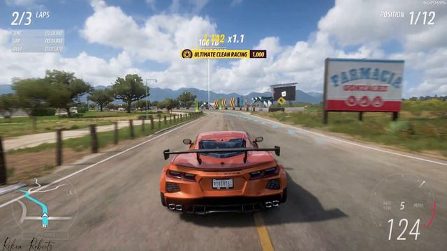 FORZA HORIZON 5 2020 CHEVROLET CORVETTE STINGRAY COUPÉ RACING IN ESTADIO CIRCUIT смотреть онлайн