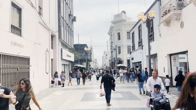 LIMA PERU ?? |  Historic Center Of LIMA CITY 2023 |  Walking Tour  4K HDR | Lima Downtown