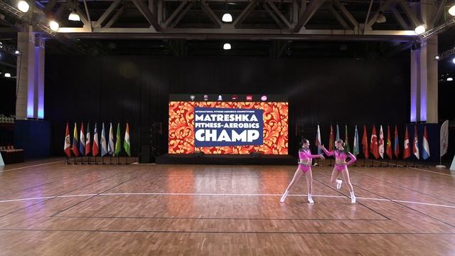 Меркеева Кристина, Плещеева Юлия MATRESHKA FITNESS-AEROBICS CHAMP Полуфинал смотреть онлайн