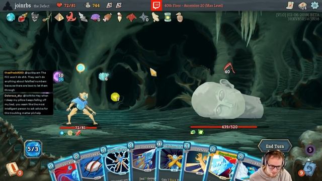 Brain-Melting Defect | Ascension 20 Defect Run | Slay the Spire смотреть онлайн