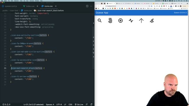Quasar & Vue 3: Create an Icon Library (Reduce Bundle Size by 50% - 70%!) смотреть онлайн