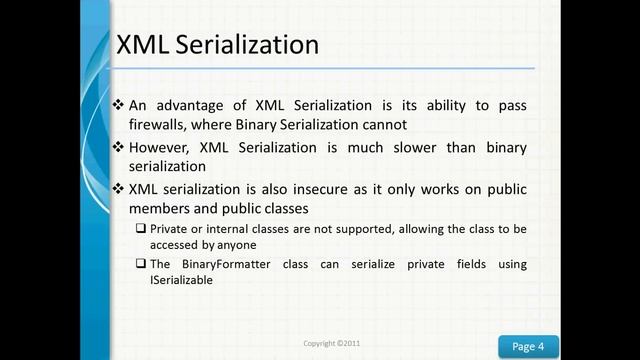 XML Serialization смотреть онлайн