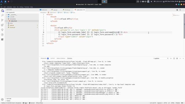 آموزش فلسک | ۰۹ - بیشتر با فرمها смотреть онлайн