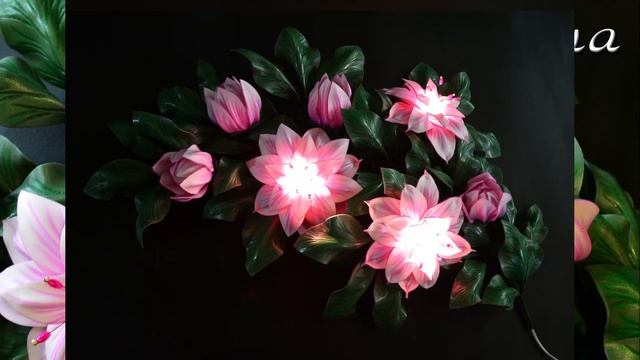 МК Панно-светильник из изолона смотреть онлайн