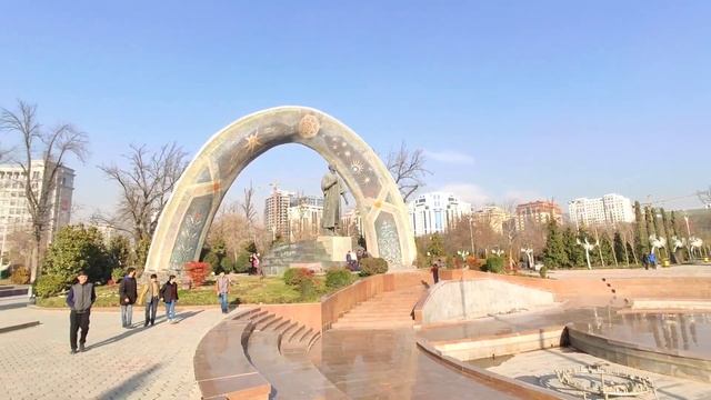 Dushanbe-Душанбе сегодня Центр города Walk Around To Tajikistan #душанбе
