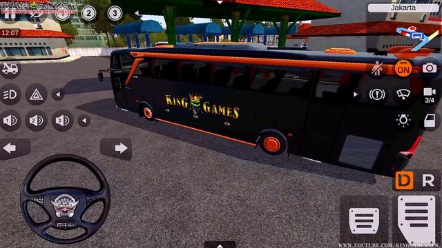 Mercedes Benz Coach Bus JB3 Driving - Bus Simulator Indonesia #45 - Android GamePlay смотреть онлайн