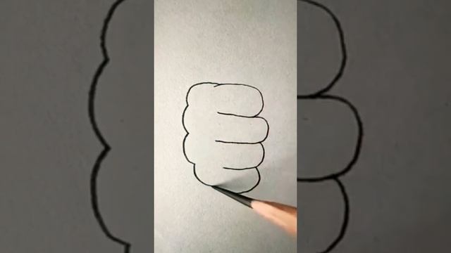 как нарисовать большой палец смотреть онлайн