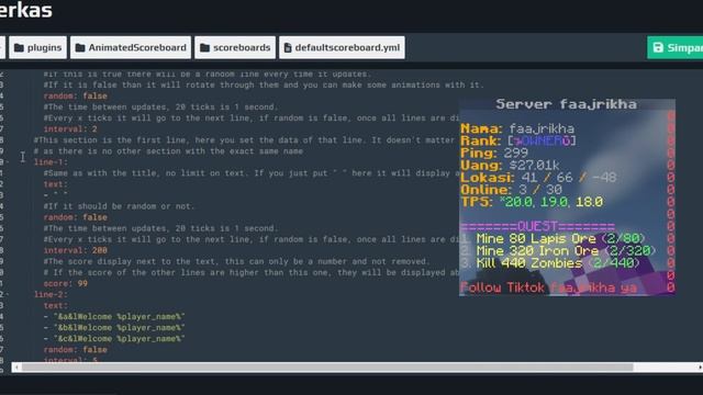 Tutorial Cara Membuat Scoreboard di Aternos dengan RAPI смотреть онлайн