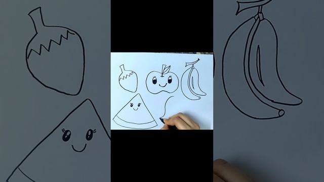 Let's Learn How To Draw FruitsTogether | Painting, Drawing,Coloring Tips For Toddlers & Kids