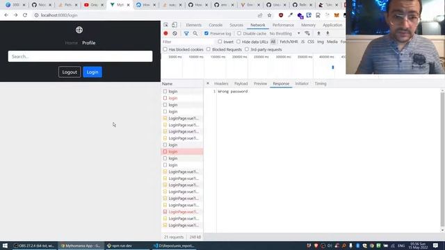 37 Login connect frontend and backend смотреть онлайн
