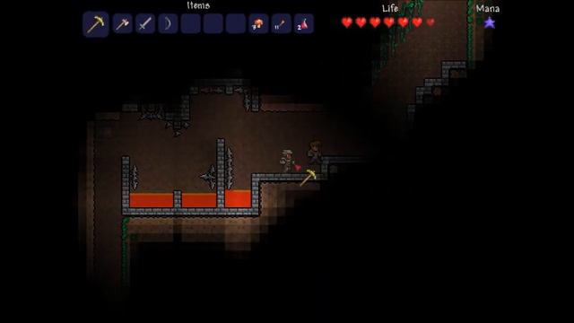 Terraria Custom Map: Escape from Fiery Depths Fortress (Part 1) смотреть онлайн