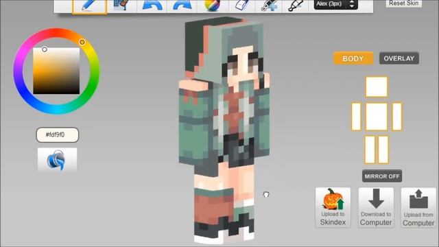 Tutorial: How I Shade My Minecraft Skins смотреть онлайн