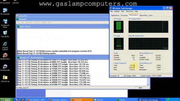 How To:  Benchmark your CPU with Prime95