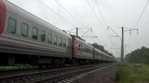 Электровоз ЧС4Т-329 с поездом №79 Волгоград — Санкт-Петербург