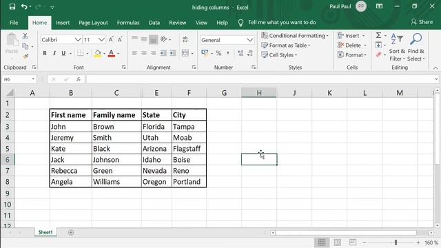 How to Hide Columns in Excel смотреть онлайн