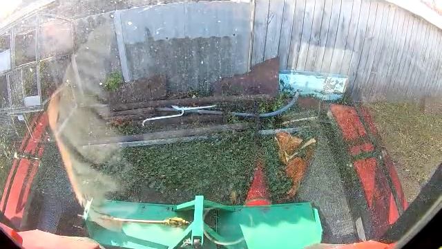 Испытания экшен камеры- Фрезеровка огорода-покатушки на мтз смотреть онлайн