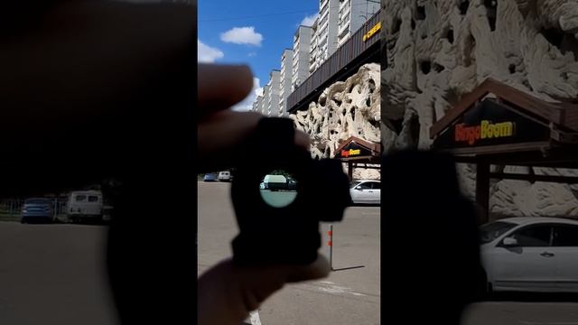 Коллиматорный прицел VectorOptics Maverick 1x22 с Aliexpress - тест яркости точки смотреть онлайн