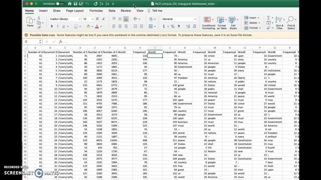 Corpus Statistics Tool in NLP Suite смотреть онлайн
