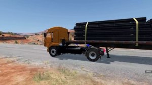 ФУРАМ ПРОЕЗД ЗАКРЫТ! НО ДАЛЬНОБОЙЩИК РЕШИЛ РИСКНУТЬ | BeamNG.drive