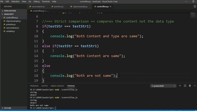 JavaScript Tutorial for Beginners | Part 6 - Control Flow - If Else | Learn JavaScript | ES6 смотреть онлайн