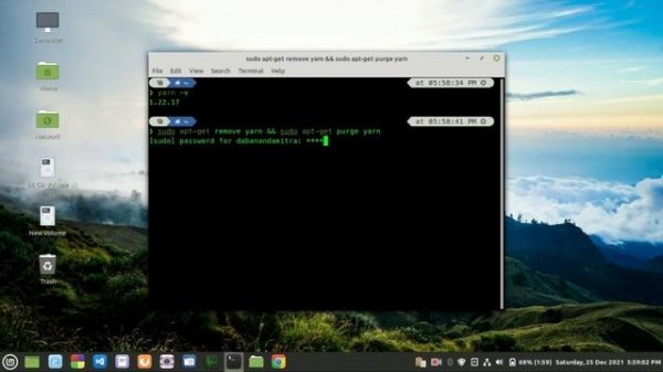 How to uninstall yarn on Linux mint | Remove yarn from Linux mint