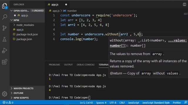 26. Using a package - Node Js - in hindi смотреть онлайн