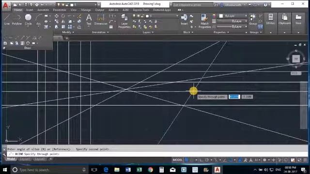 AutoCAD 2018 - 14.XLine Command смотреть онлайн