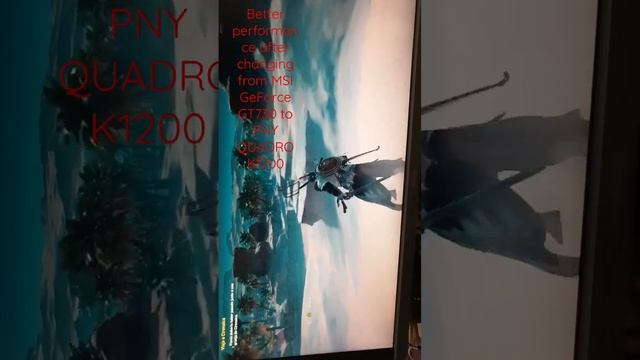AC Origins Performance after swapped GPU to QUADRO K1200 #assassinscreed #gaming #pc #pcgames смотреть онлайн