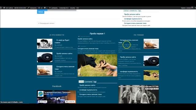 Шаблон для сайта на WordPress SuperMiks — запросто с Вордпресс смотреть онлайн