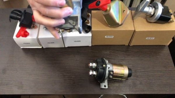 Разновидности выключателей массы 12/24В