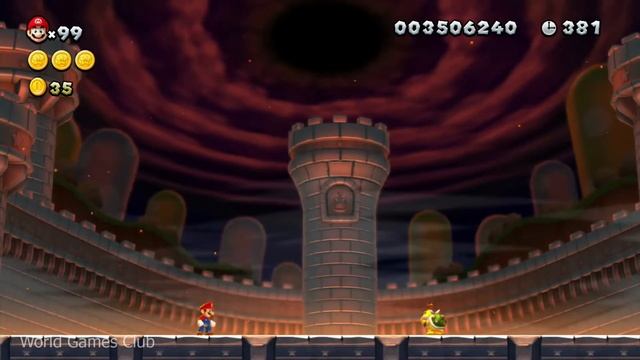 Прохождение New Super Mario Bros U (Wii U) финальная битва смотреть онлайн