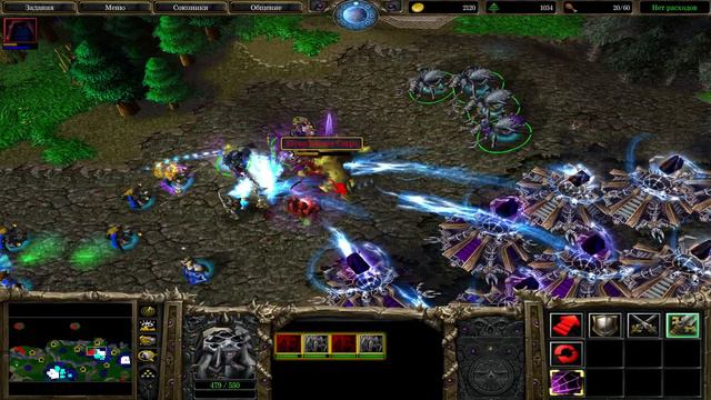 Warcraft III, миссии за нежить (хард), (переиграли), по сети, двоем, Миссии 4 смотреть онлайн